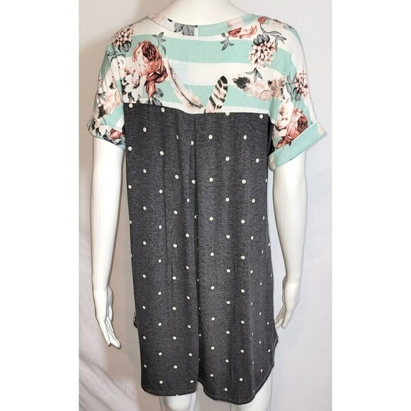 Lilypad Mint Green & Cream Striped - Size M - Picture 4 of 9